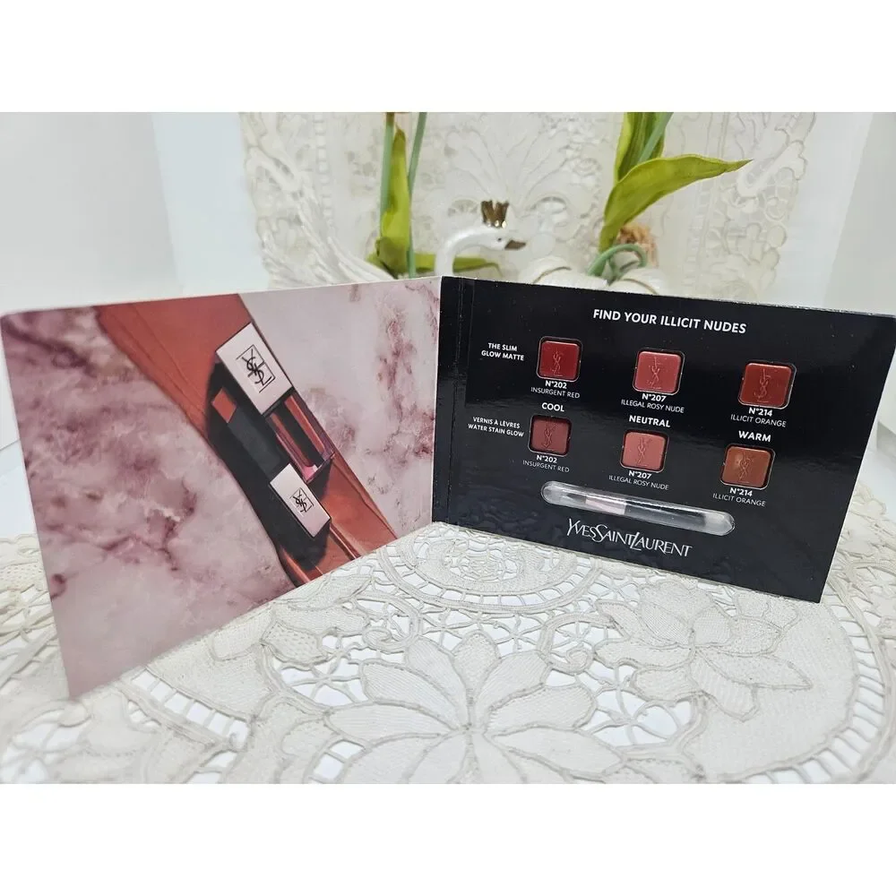 CLE DE PEAU/ SHISEIDO/ YSL X2/ LIPSTICK SAMPLE BUNDLE NEW